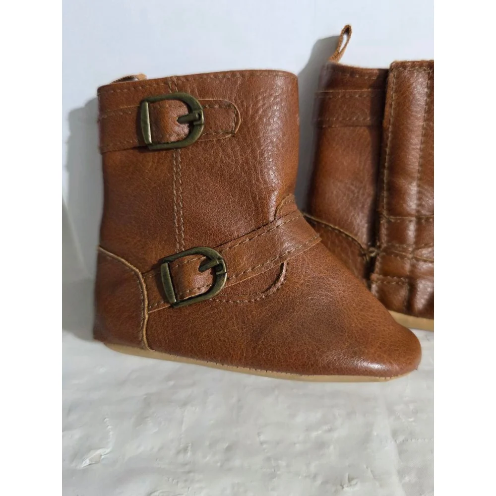 Brown baby Boots‎ Size 3-6M